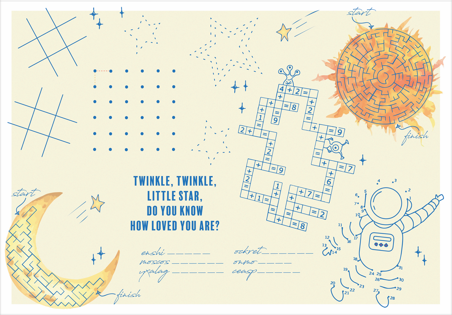 ENFANTS - COSMOS | Paper Placemats